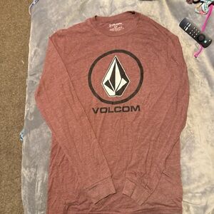 Volcom Maroon Long Sleeve Tee
